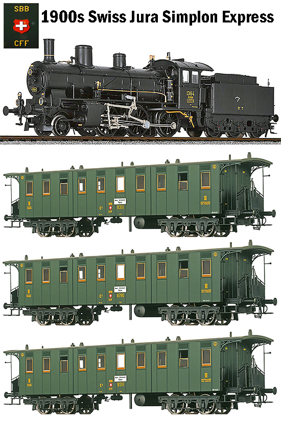 REI Models L131952-1 - 1900s Swiss Jura Simplon Express